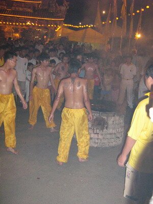 Playing with Hot Oil in Tow Boo Kong Temple Butterworth Playing with Hot Oil in Tow Boo Kong Temple Butterworth