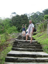 steps in one thousand two hundred steps temple Penang