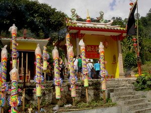 Cheng Kon Sze, 9 emperor God temple in the hills of Penang Cheng Kon Sze in Penang