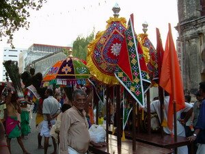 Flag bearer for Thaipusam Penang Flag bearer for Thaipusam Penang