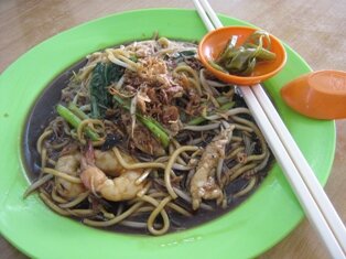Penang Hokkien Noodles, A chinese hokkien specialty dish recipe Penang Hokkien Noodles, A chinese hokkien specialty dish recipe