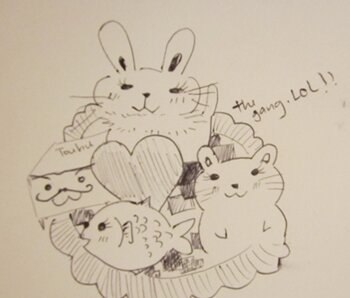 The kawaii artwork The kawaii artwork