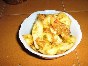 A Penang Nyonya Kerabu Pineapple relish A Penang Nyonya Kerabu Pineapple Dish