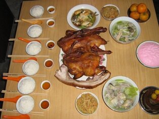 Aunty Yean acestor worship table Aunty Yean acestor worship table