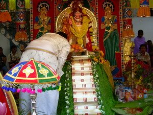 Lord Shiva panthals in thaipusam penang