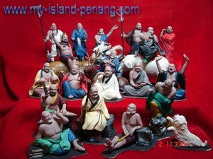 Photos Dough Sculptures of 18 Immortals Photos Dough Sculptures of 18 Immortals