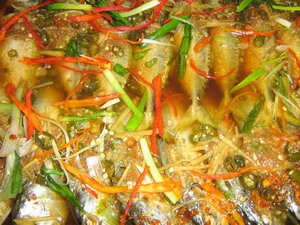 Steamed Taochiew Fish Steamed Taochiew Fish