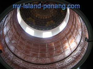 Copper Carvings on Penang High Court Dome Copper Carvings on Penang High Court Dome