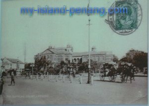 Old Postcard of Penang High Court Old Postcard of Penang High Court