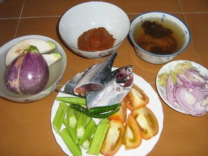 Ingredient for Fish curry, Indian Flavour Ingredient for Fish curry, Indian Flavour