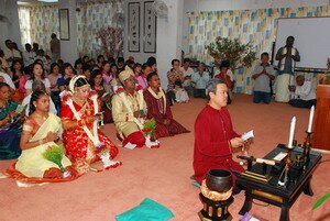 Chanting the Buddhist Mantras in Sungai Petani Sokkai Gakai Centre