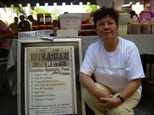 Lina at her store in Upper Penang Town