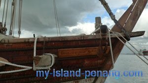 Ancient 9th century sailing boat Ancient 9th century sailing boat