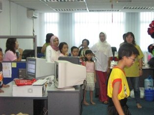 Staffs of LTC Electronics witnessing Lion Dance in Penang Staffs of LTC Electronics witnessing Lion Dance in Penang