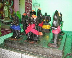 Hindus nine Universe planets worships in Sri Marriamman Temple Penang Hindus nine Universe planets worships in Sri Marriamman Temple Penang