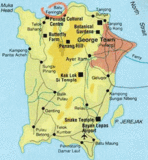 Towns in Penang Island