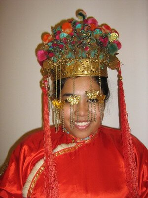 Nyonya and Baba Traditional Head Gear with tassle