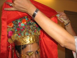 Micheal guiding Jivan in Unveiling the bride Micheal guiding Jivan in Unveiling the bride