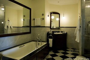 Charming bathroom in E & O Hotel Penang Charming bathroom in Eastern & Oriental Hotel Penang