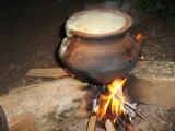 Let it boil for 15 mins, control the fire when cooking rice Let it boil for 15 mins, control the fire when cooking rice