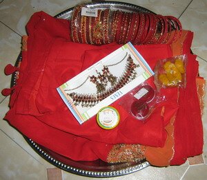 Saree and gifts for Puberty Ceremony