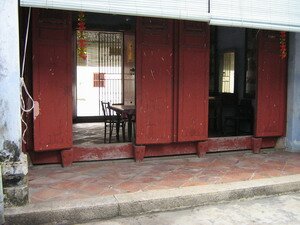 Doors leading to the Main Kee Clan Hall in Sungai Bakap Penang Doors leading to the Main Kee Clan Hall in Sungai Bakap Penang