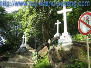 Station of the Cross pathway in St Anne Church BM