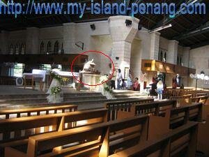 Inside the Shrine of St Ann Church BM