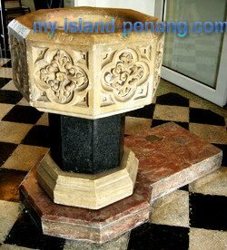 Font in St George Church 1818