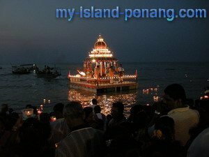 Floating Chariot Procession in Teluk Bahang Penang Floating Chariot Procession in Teluk Bahang Penang