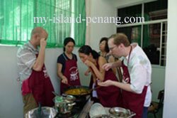 USA Marn Yee cooking in Penang