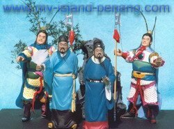 Dough figure Chinese Warriors