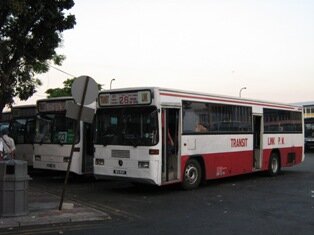 Bus terminal in Weld Quay, penang