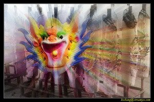 Lion Joss  Stick in Penang 