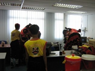 Lions going to the Sales and marketing manager table