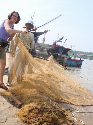 Faith Watson became Kuala Muda fisherman for the day Faith Watson became Kuala Muda fisherman for the day