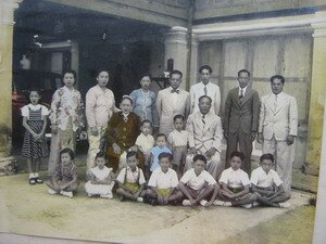 My Grandfather Kee Ban Chuan and family in 1950 Penang